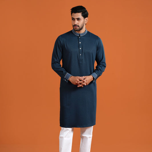 Imperial Panjabi (Navy-Blue)