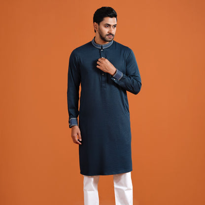 Imperial Panjabi (Navy-Blue)