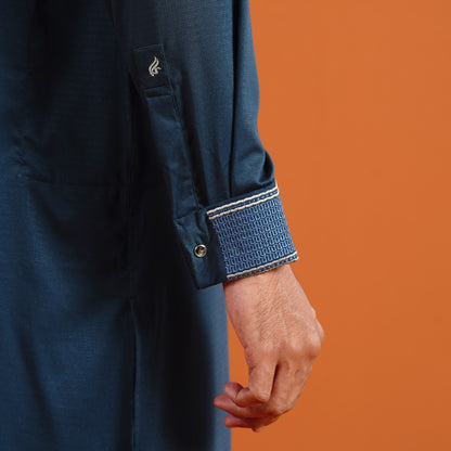 Imperial Panjabi (Navy-Blue)