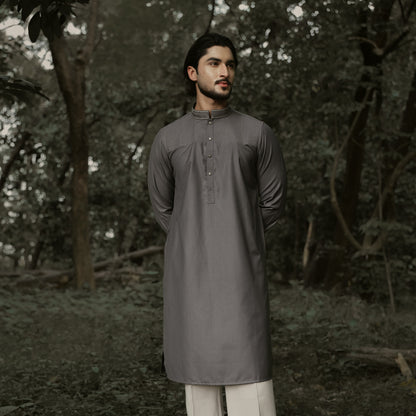 YAMAAN Imperial Panjabi Dark Grey