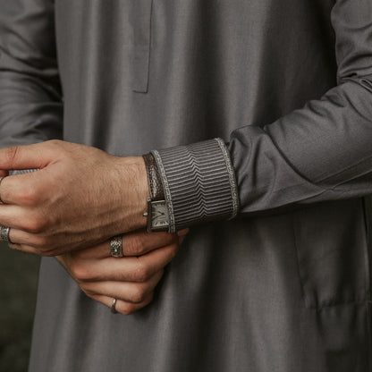 YAMAAN Imperial Panjabi Dark Grey