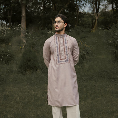 YAMAAN Imperial Panjabi Purplish Grey