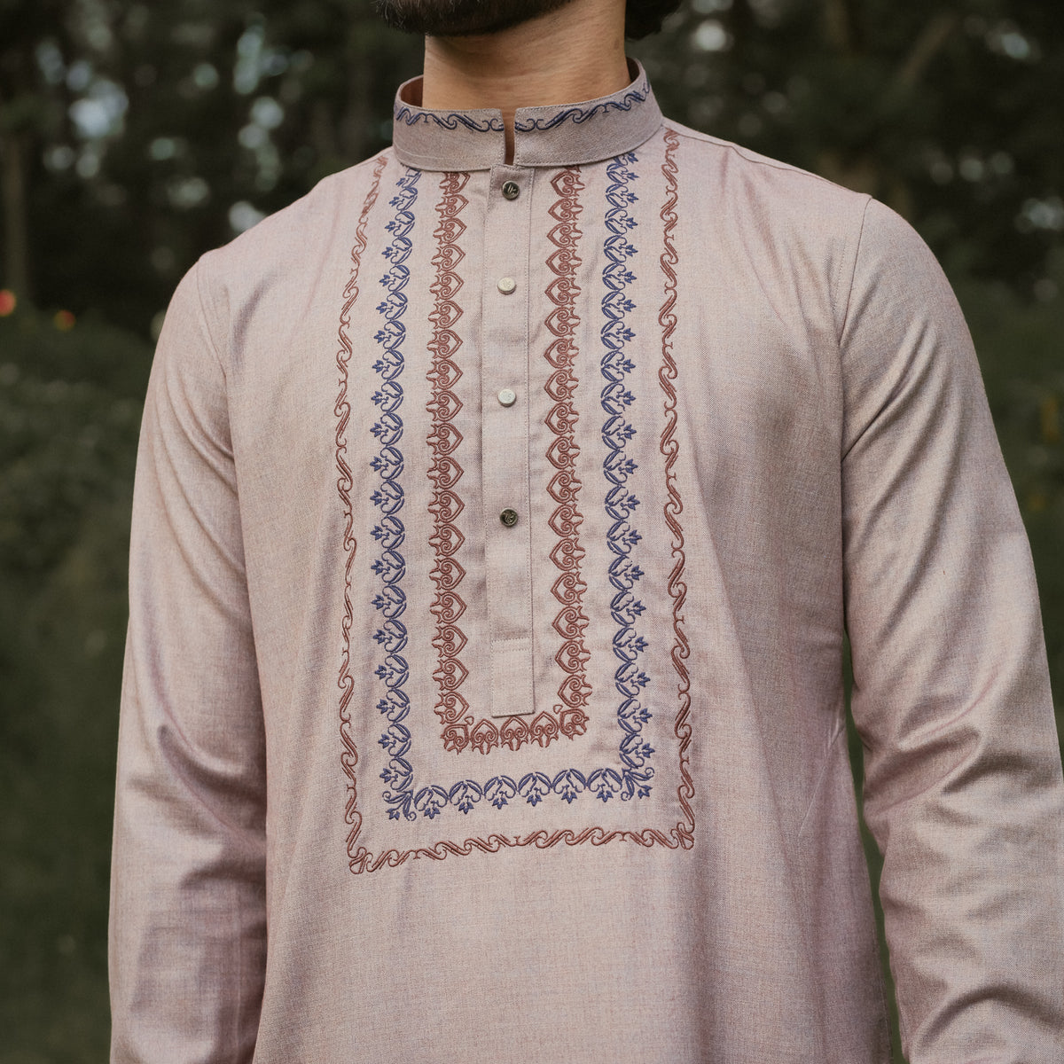 YAMAAN Imperial Panjabi Purplish Grey