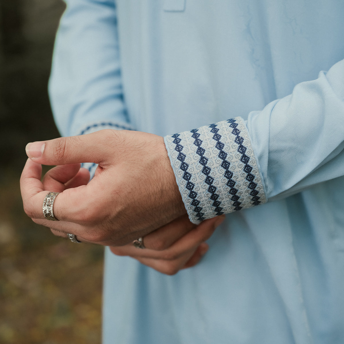 YAMAAN Imperial Panjabi Sky Blue