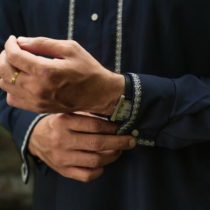 YAMAAN Imperial Panjabi Dark Navy