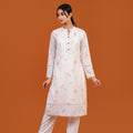 YAMAAN Signature Kurti White