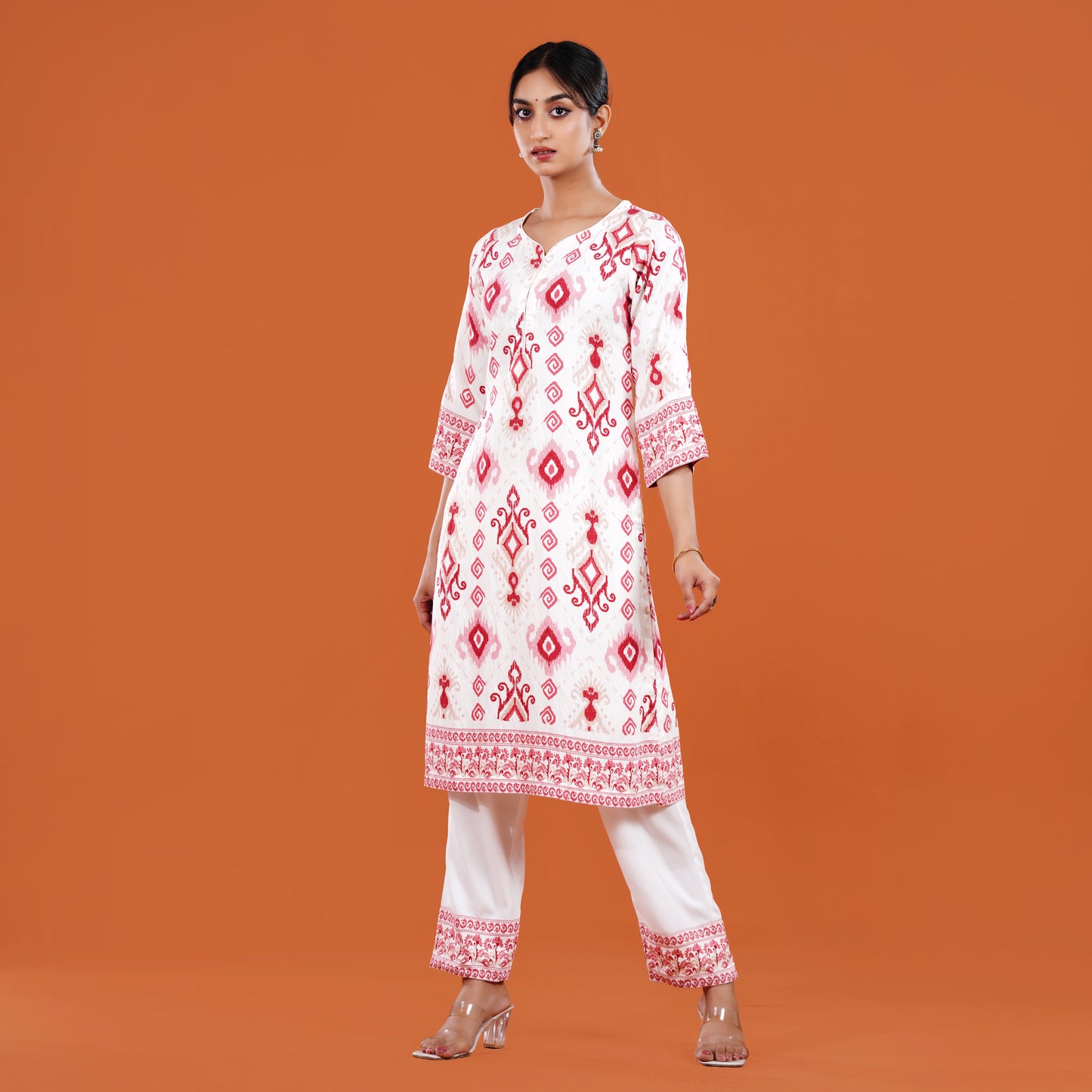Signature 2-Piece Set (White- Red printed)