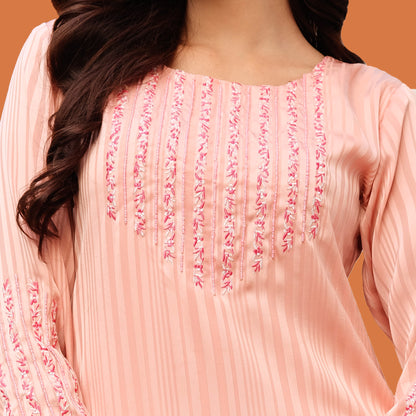 Imperial 2-Piece Set (Peach Pink)