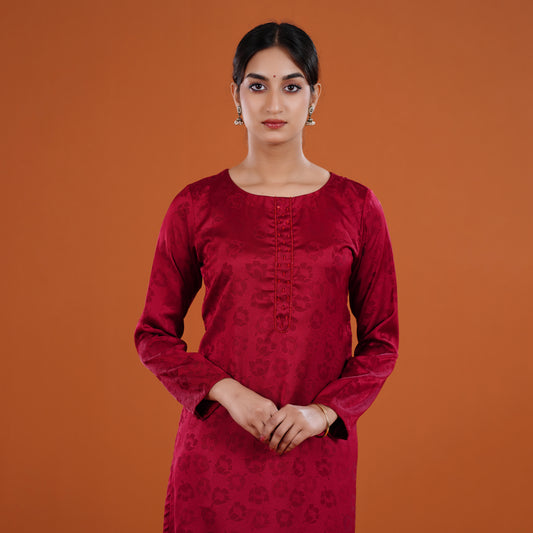 Imperial Kurti (Maroon)