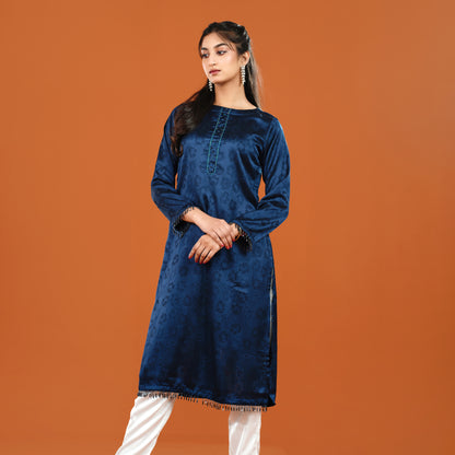 Imperial Kurti (Navy Blue)