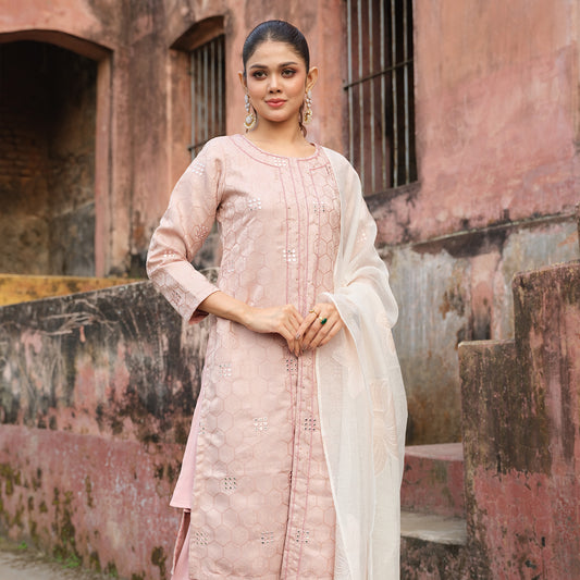 Imperial 3-Piece Set (Pastel-Pink)