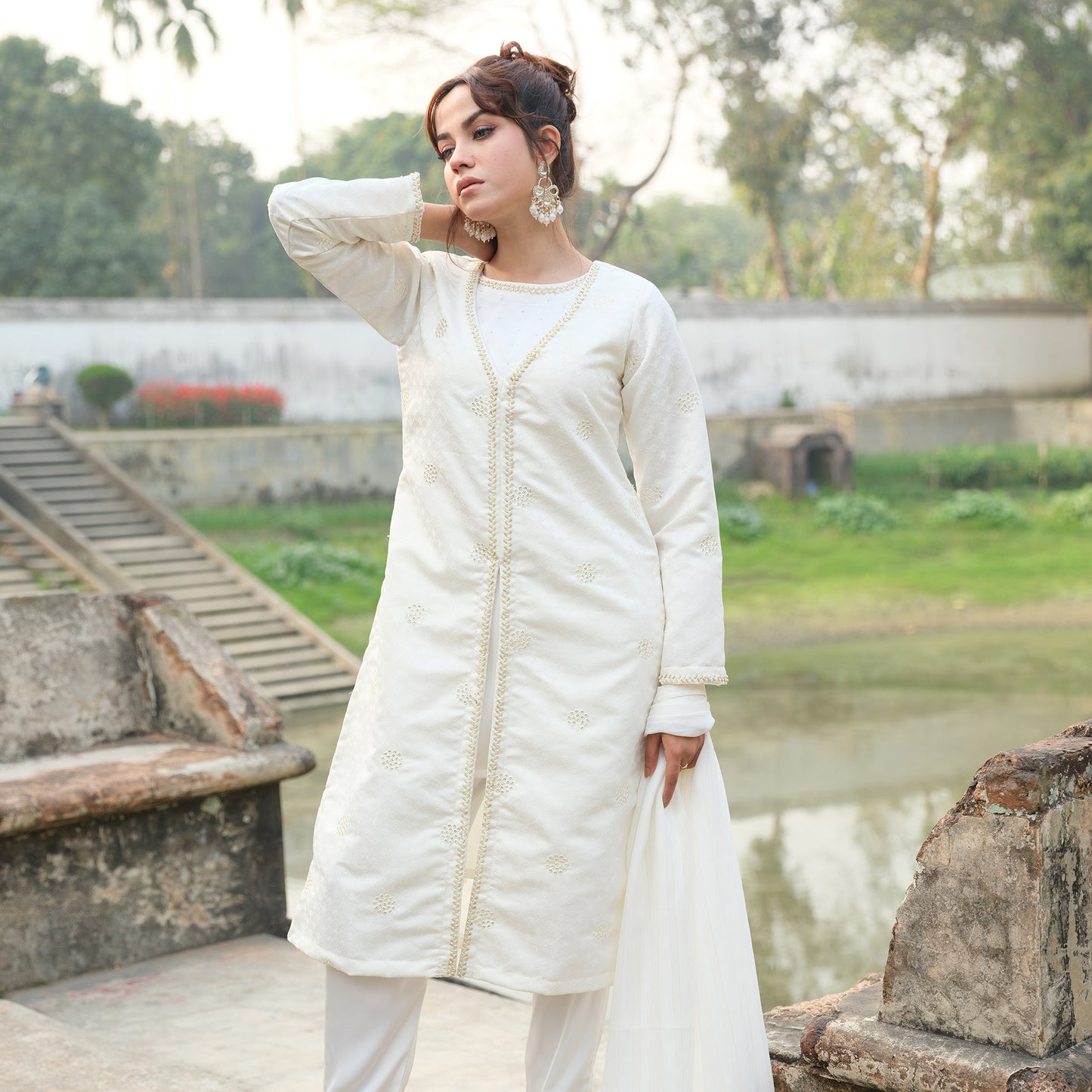 Imperial 3-Piece Set (Off-White)