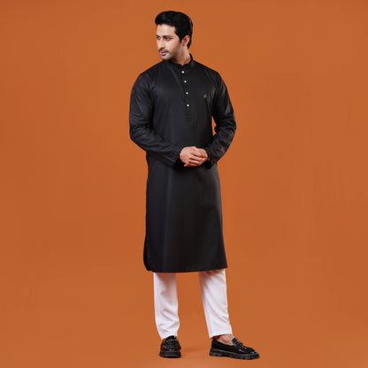 Signature Kabli Panjabi (Black)