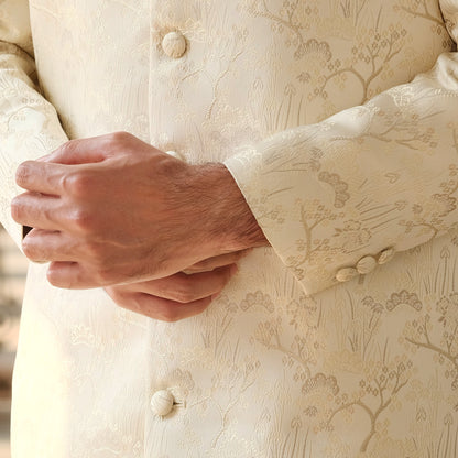 Imperial Sherwani (Off-White)