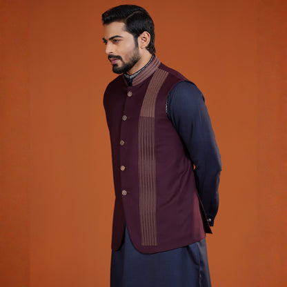 Imperial Waistcoat (Maroon)