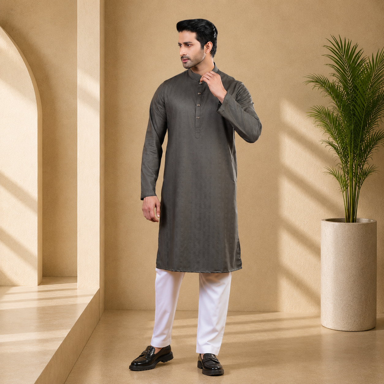 Royal Panjabi (Dark Olive)