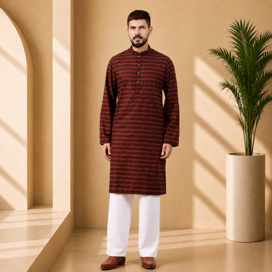 Royal Panjabi (Maroon)