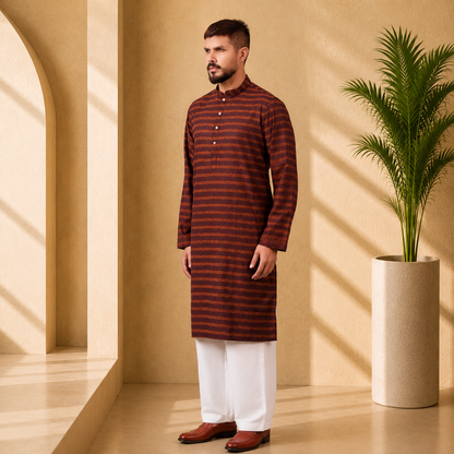 Royal Panjabi (Maroon)