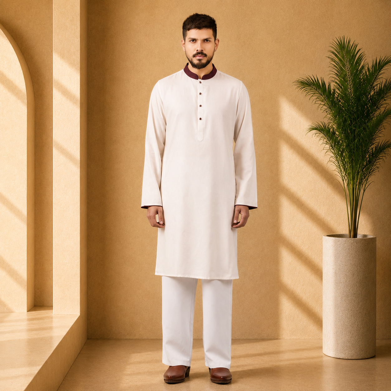 Royal Panjabi (White)