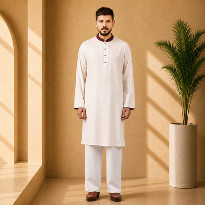 Royal Panjabi (White)