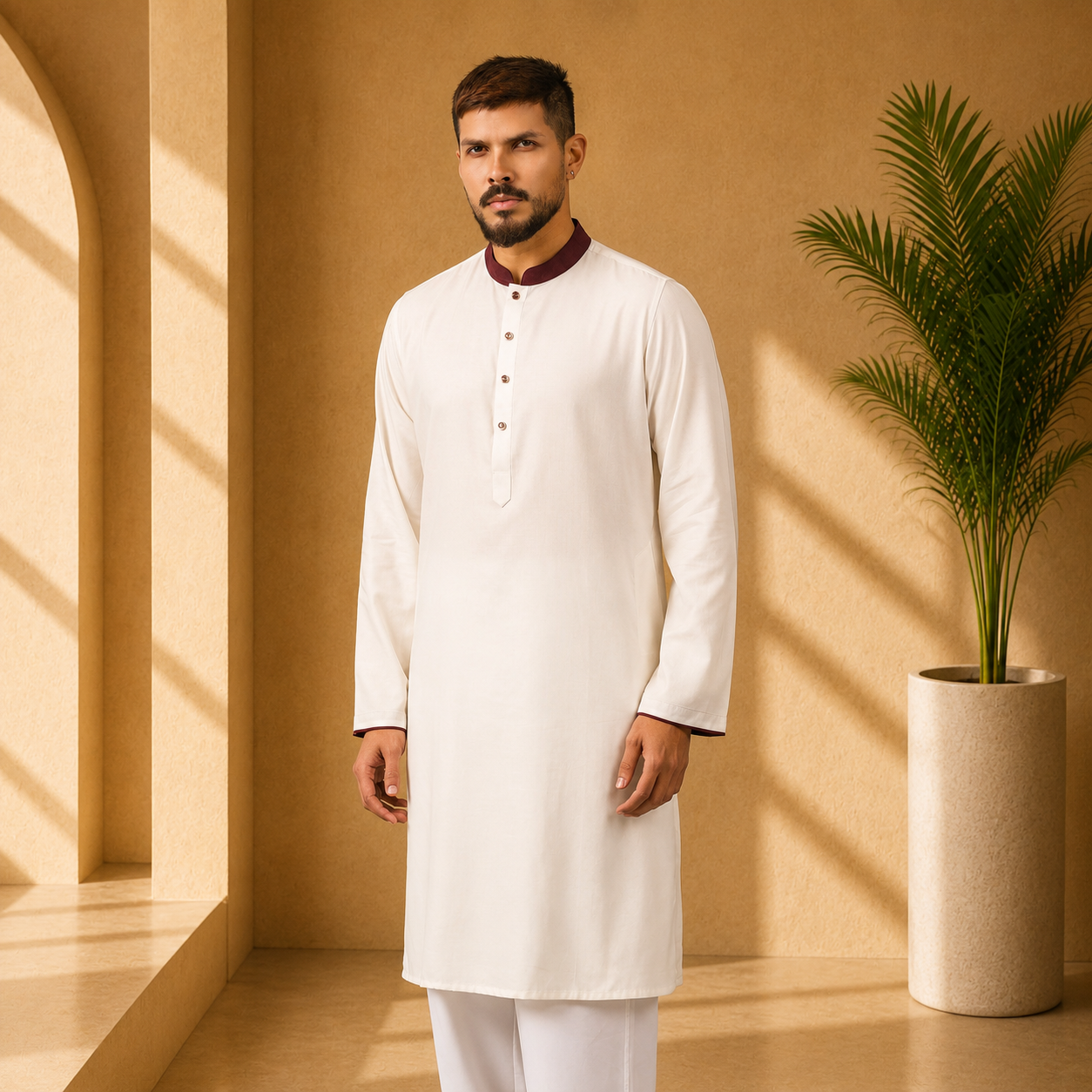 Royal Panjabi (White)