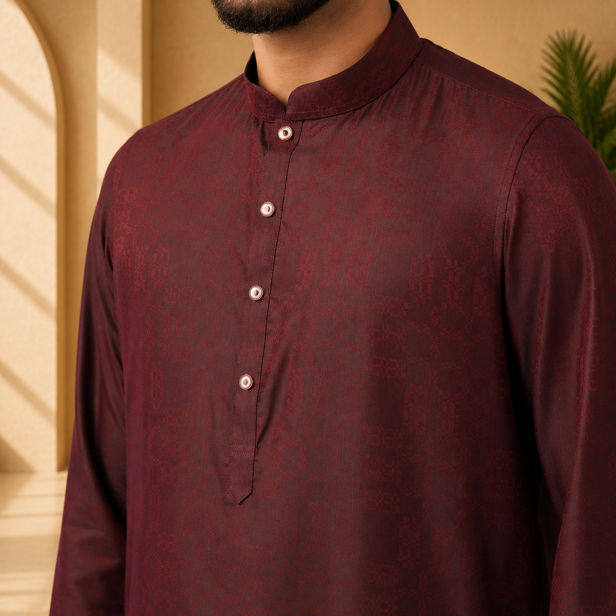 Royal Panjabi (Maroon)