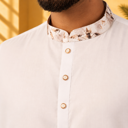 Royal Panjabi (White)