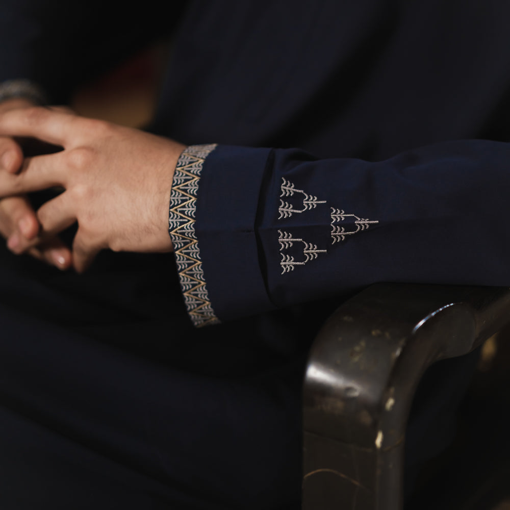 YAMAAN Imperial Panjabi Dark Navy