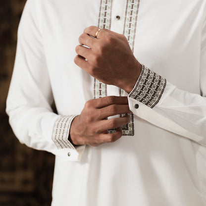 YAMAAN Imperial Panjabi Off White