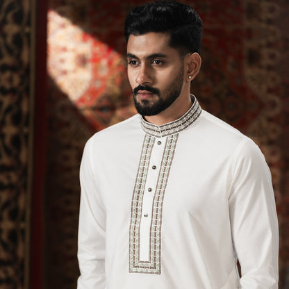 YAMAAN Imperial Panjabi Off White