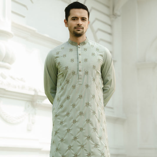 YAMAAN Supreme Panjabi Light Teal