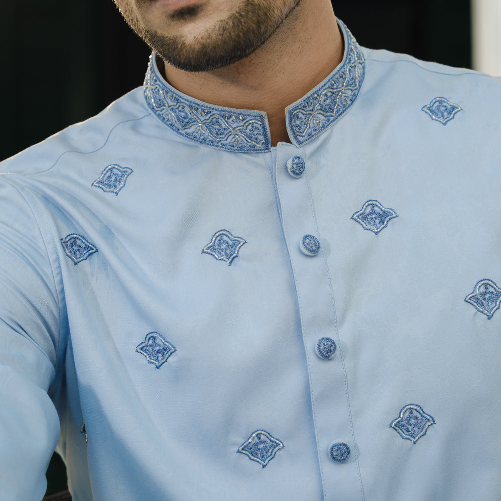 YAMAAN Supreme Panjabi Sky Blue