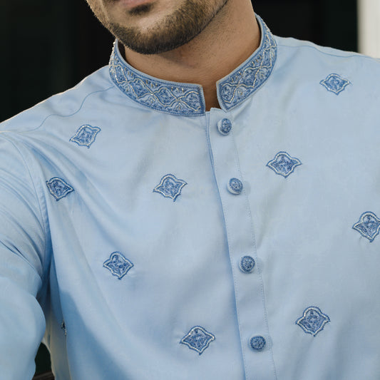 YAMAAN Supreme Panjabi Sky Blue