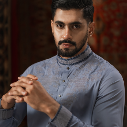 YAMAAN Imperial Panjabi Sky Blue