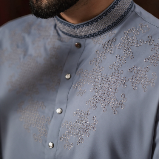 YAMAAN Imperial Panjabi Sky Blue