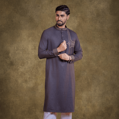 YAMAAN Imperial Panjabi Dark Olive