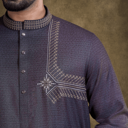 YAMAAN Imperial Panjabi Dark Olive