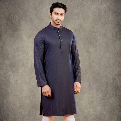 YAMAAN Royal Panjabi Dark Purple