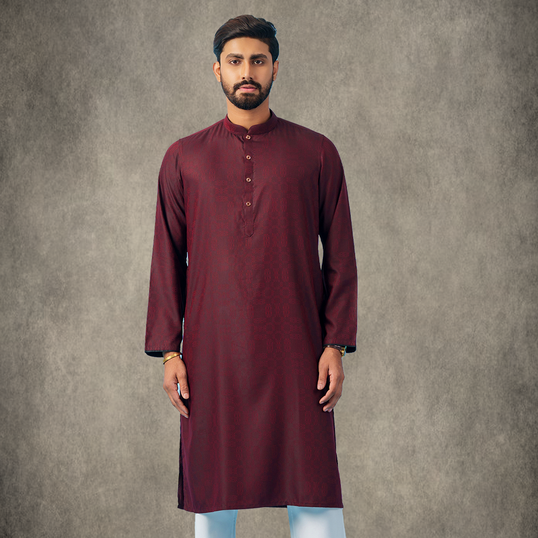 YAMAAN Royal Panjabi Maroon
