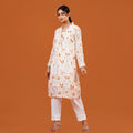 YAMAAN Royal Kurti Cream Gold