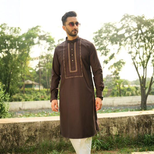 Imperial Panjabi (Dark- Coffee)