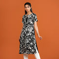 YAMAAN Signature 2 Piece Set White Black Printed