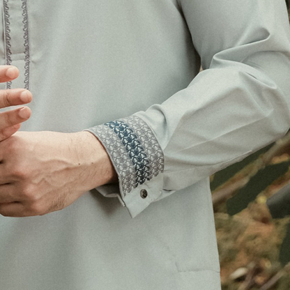 YAMAAN Imperial Panjabi Soft Sage Green