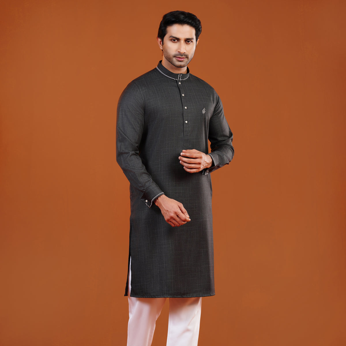 Yamaan Signature Panjabi Black for Men
