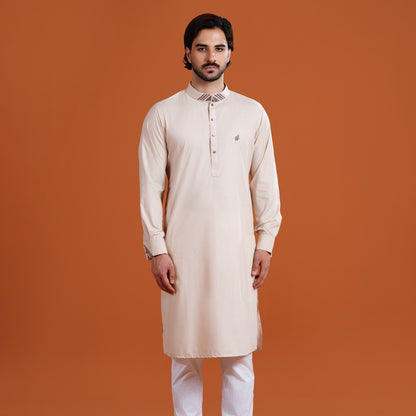 Yamaan Signature Panjabi Cream for Men