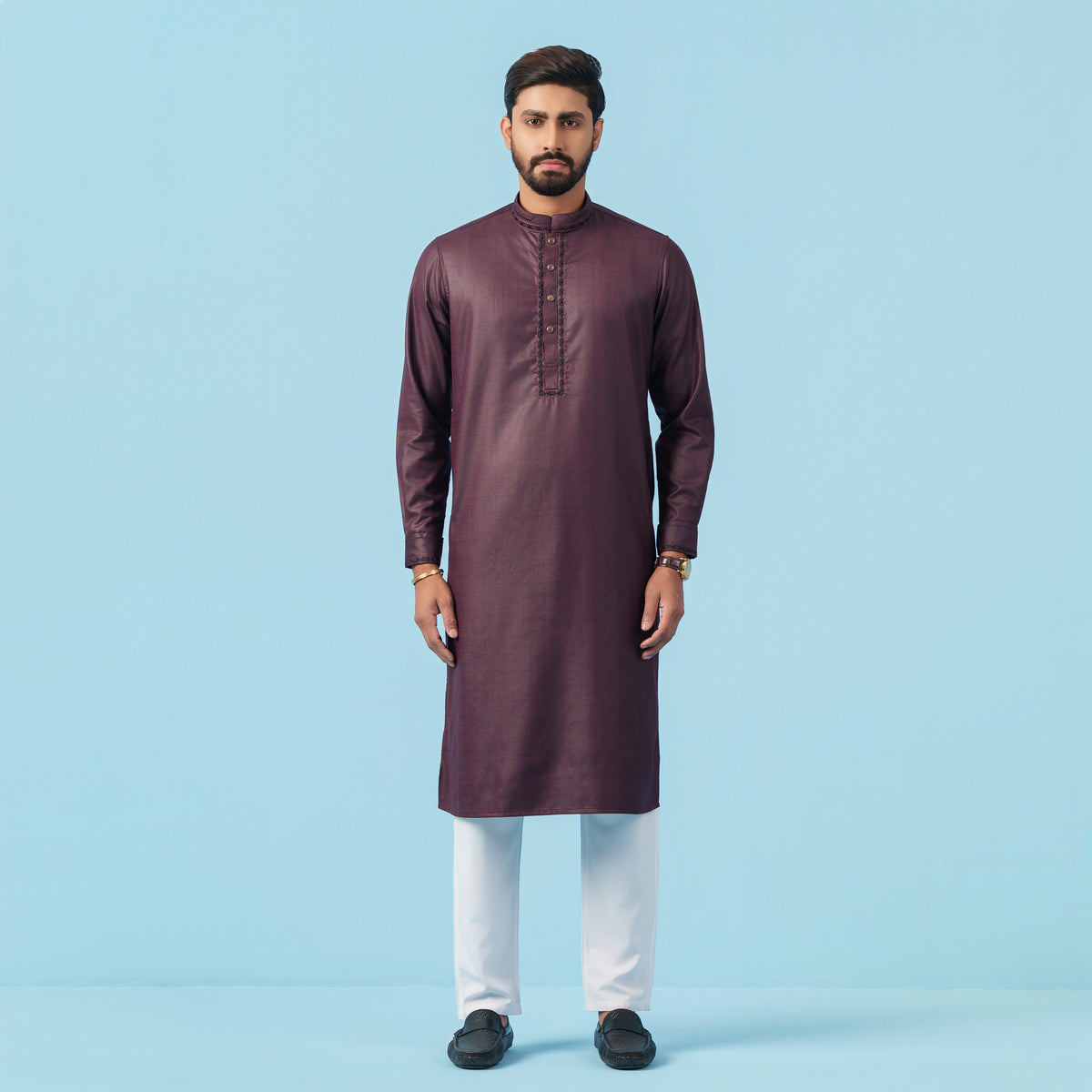 Man wearing a YAMAAN Signature panjabi