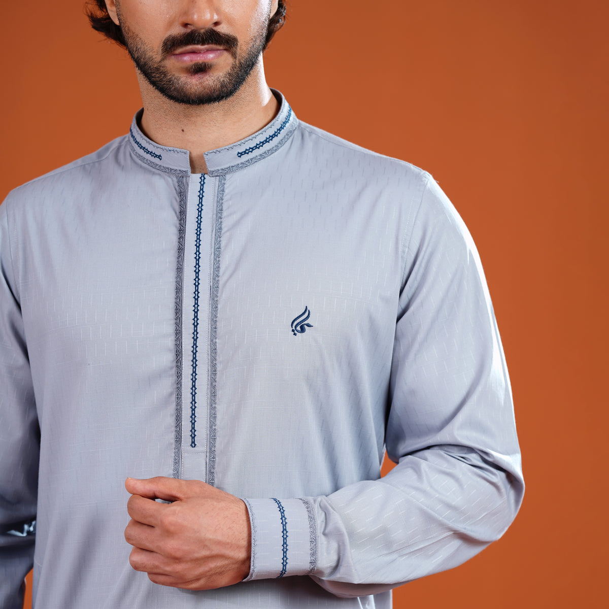 Yamaan Signature Panjabi Grey for Men