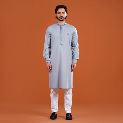 Yamaan Signature Panjabi Grey for Men