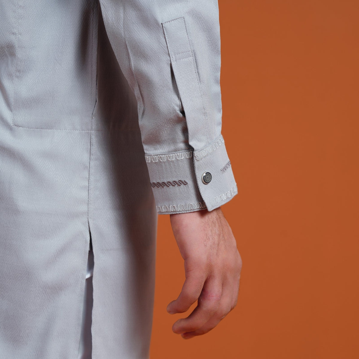 Yamaan Signature Panjabi Grey for Men