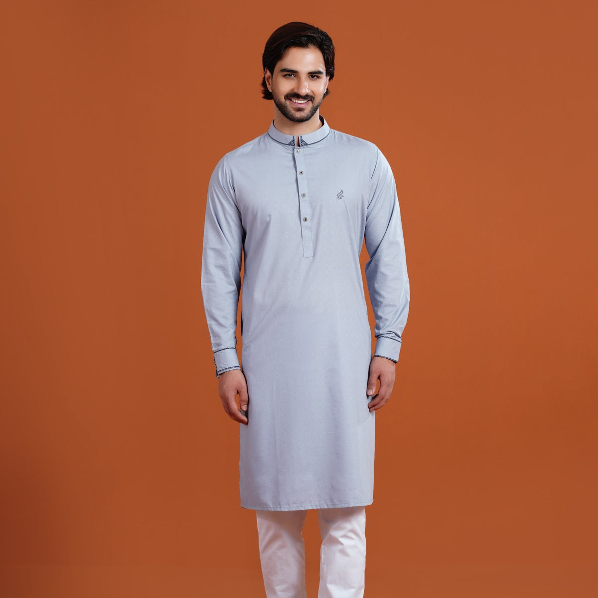 Yamaan Signature Panjabi Grey for Men